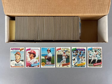 700+ 1977 - 80 Topps Baseball Cards with Stars