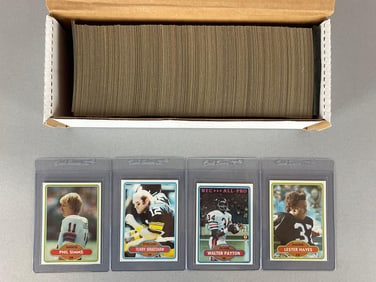 1980 Topps Football Complete High-Grade Set