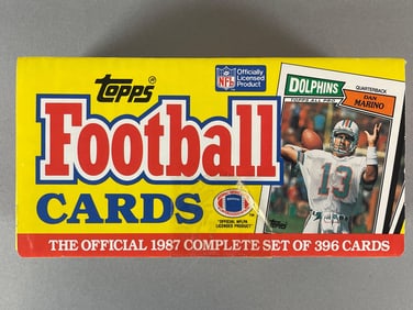1987 Topps Football Complete Factory Sealed Set