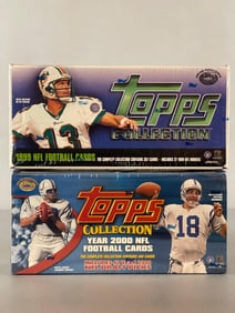 1999 and 2000 Topps Football Complete Factory Sealed Sets