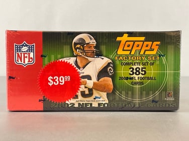 2002 Toops Football Complete Factory Sealed Set