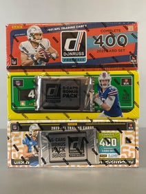 2021, 22, and 23 Donruss Football Complete Factory Sealed Sets