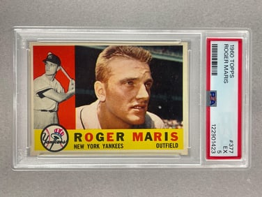 1960 Topps Roger Maris #377 PSA 5
