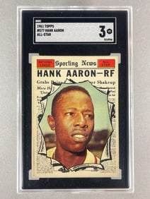 1961 Topps Hank Aaron All-Star #577 SGC 3