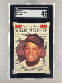 1961 Topps Willie Mays All-Star #579 SGC 4