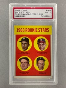 1963 Topps Rookie Stars Gaylord Perry #169 PSA 7