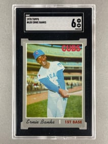 1970 Topps Ernie Banks #630 SGC 6