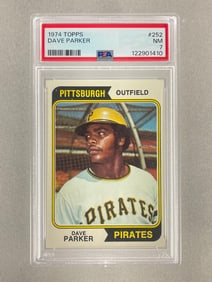 1974 Topps Dave Parker #252 PSA 7 Rookie