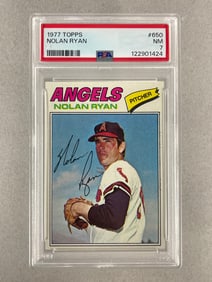 1977 Topps Nolan Ryan #650 PSA 7