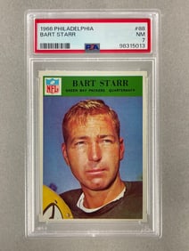 1966 Philadelphia Bart Starr #88 PSA 7