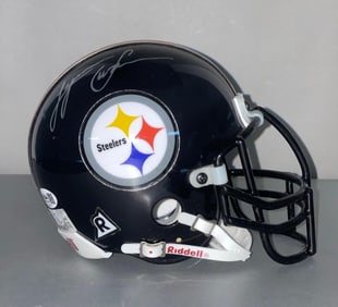 Lynn Swann Signed Pittsburgh Steelers, Vintage Mini Helmet Full Metal Mask with JSA COA