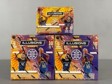 2 - 2020 - 21 Illusion Basketball Mega Box + 1 - Blaster Box