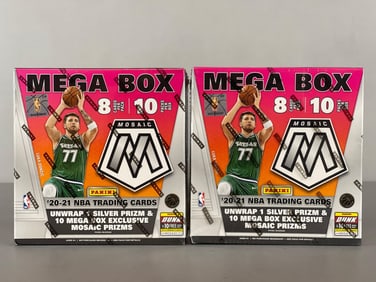 2 - 2020 - 21 Mosaic Basketball Mega Boxes