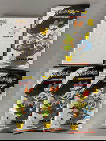 4 - Pokemon TCG First Partner Jumbo 25th Anniversary Packs + Binder Pack