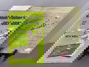 Arnold Palmer Signed Book My Game and Yours with JSA COA + Arnold Palmers Golf Book