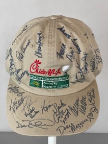 2010 Chick-fil-A Charity Championship Multi-Signed Hat with Wie, Sorenstam, and 30+ Others