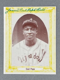 1976 Douglas and Bell, James Cool Papa Bell Signed Card with JSA COA