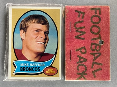 1970 Topps Football West Corps Cello Fun Pack