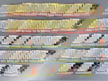 55+ 1962 Post Baseball Cards with HOFs