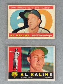 1960 Topps Al Kaline #50 and Al Kaline All-Star #561