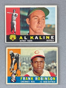 1960 Topps Frank Robinson #490 and Al Kaline #50