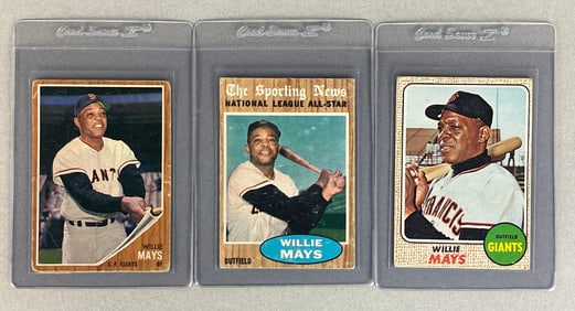 1962 and 68 Topps Willie Mays Cards