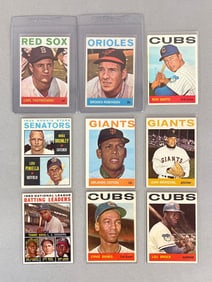 9 - 1964 Topps Baseball HOF and Rookie Cards