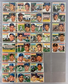 42 - 1956 Topp Baseball Cards with Stars, Rookie, and Team Cards