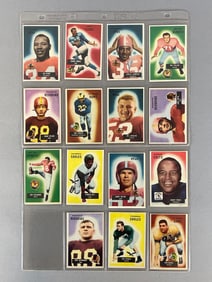 15 - 1955 Bowman Football High-Grade Cards with HOFs, Stars, and Rookies