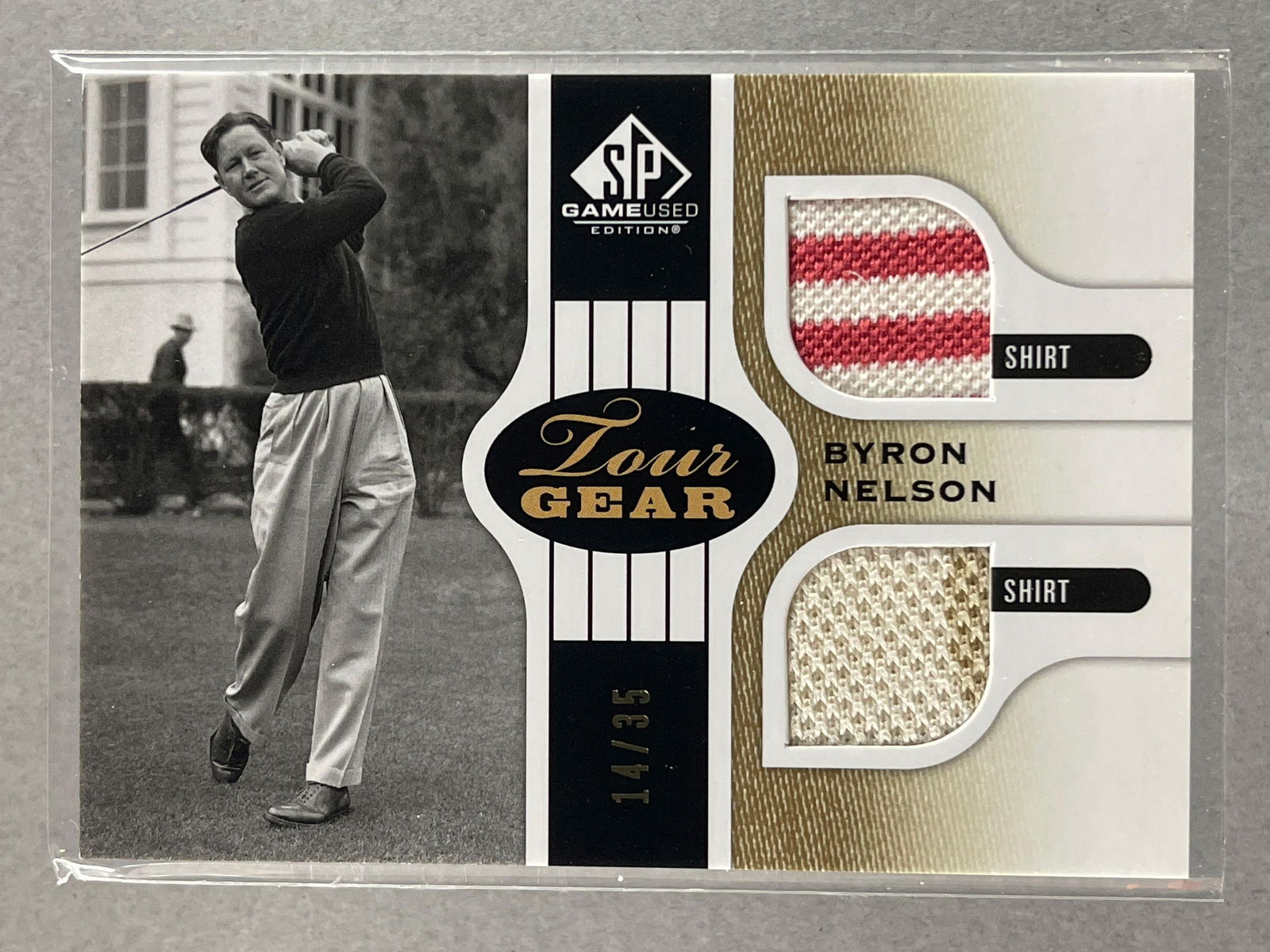 2012 Sp Game Used Tour Gear Dual Patch Byron Nelson 14/35 (1 of 2)