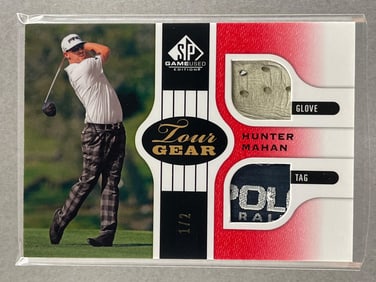 2012 SP Game Used Golf Tour Gear Hunter Mahan 1/2