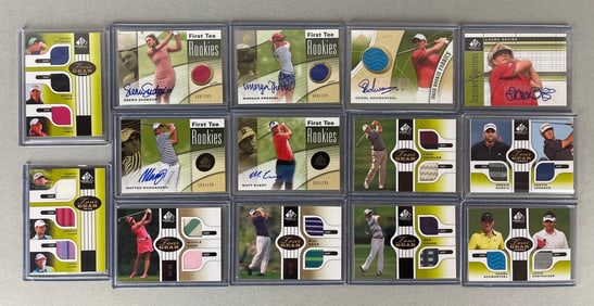 14 - 2012 SP Game Used Golf Signature and Tour Gear Relic Cards with Garcia, and More