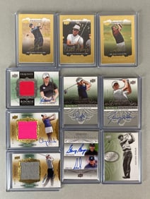 10 - 2013 Exquisite Golf Signature and swatch Cards with Rodriguez, Player, Nelson, and More