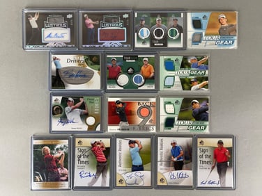 21 - 2013 - 21 Upper Deck Golf Autos and Relic Cards