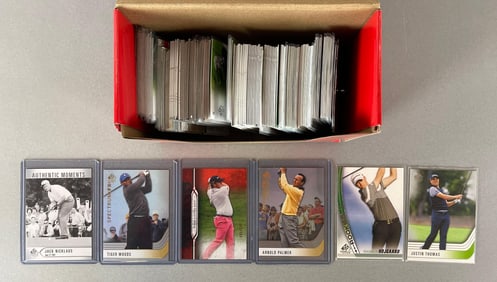 200+ 2021 Upper Deck Golf Cards with Justin Thomas Rookies, Woods, and Inserts