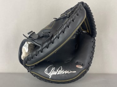 Lance Parish Signed Franklin Catchers Mitt with COA