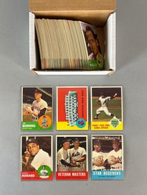 150+ 1963 Topps Baseball High-Grade Cards with HOFs and Stars