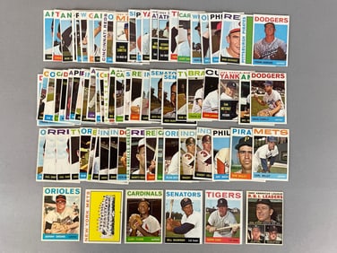 75+ 1964 Topps Baseball High-Grade Cards with Stars, and High Numbers