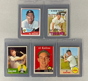 5 - 1958- 68 Topps Al Kaline Cards