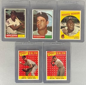 5 - 1958 - 61 Topps Baseball HOFs and Stars