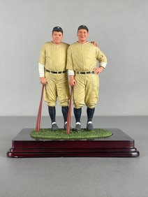 2005 Hartland Classics Babe Ruth and Lou Gehrig Figurine Statues