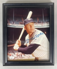 Mickey Mantle Signed 8x10 Photo with JSA COA