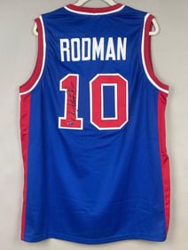 Dennis Rodman Signed Detroit Pistons Jersey with Tri-Star COA