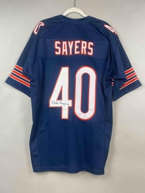 Gale Sayers Signed Chicago Bears Jersey with JSA COA