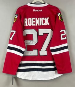 Jeremy Roenick Signed Reebok Chicago Blackhawks Jersey with PSA COA