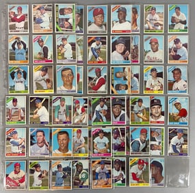60+ 1966 Topps Baseball with Stars and Rookies