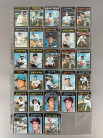34 - 1971 Topps Baseball High Numbers #644 - 752