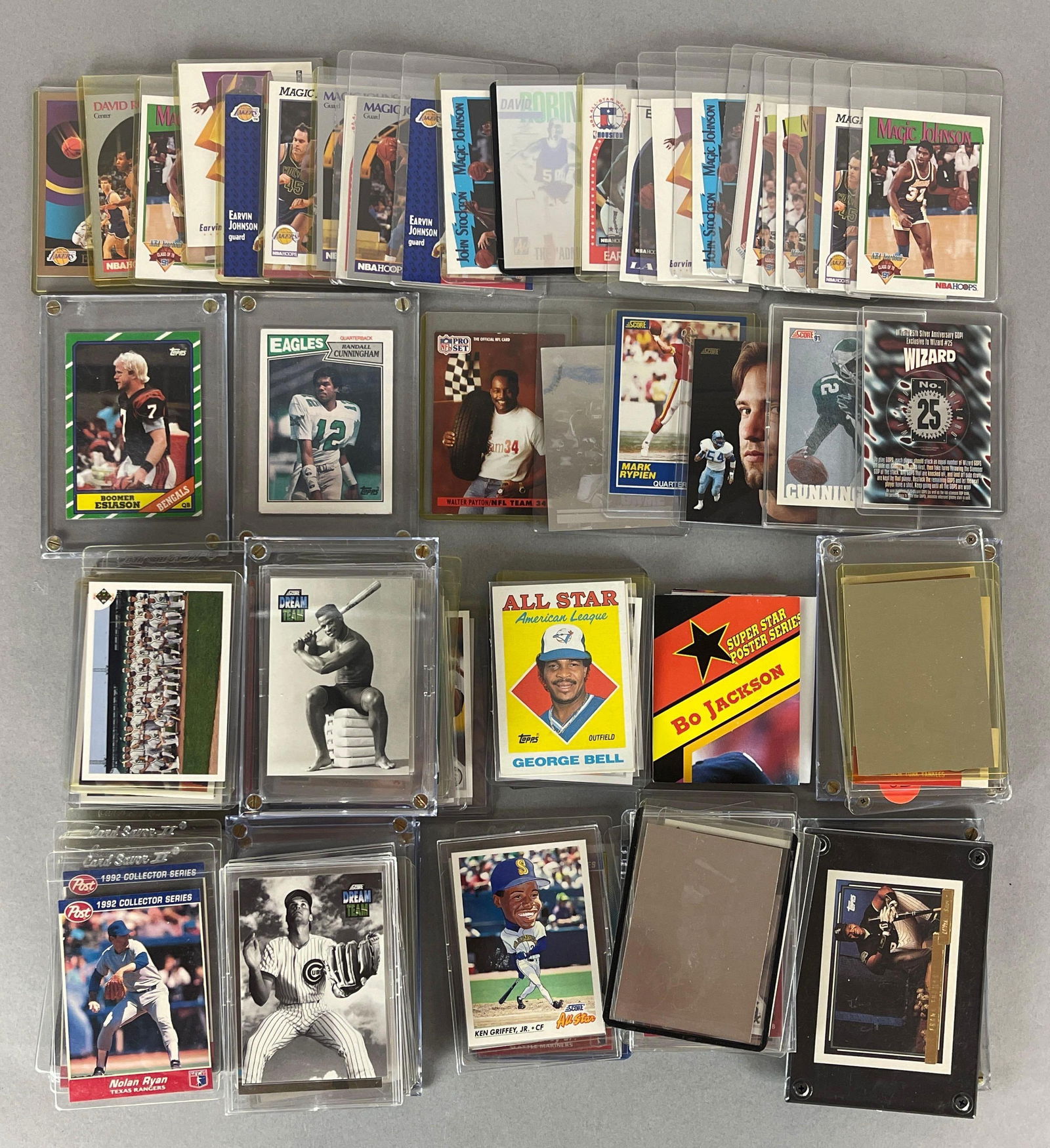 120+ 1980s - 90s Baseball, Basketball, and Football HOFs, Inserts, Rookies, and Stars (1 of 3)