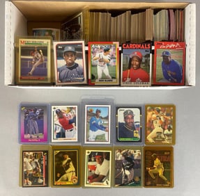 950+ 1980s - 90s Baseball Cards with HOFs, Stars, and Rookies