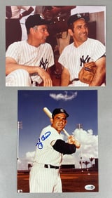 2 - Yogi Berra 8 x 10 Photo with Signature and JSA COA